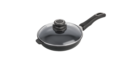 Bratpfanne mit Glasdeckel