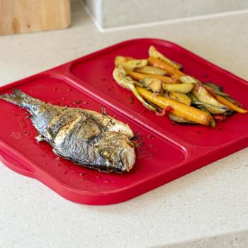 Preview: faltbares Backblech mit zweit Aufteilungen