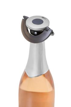 Sektverschluss Metall Silber