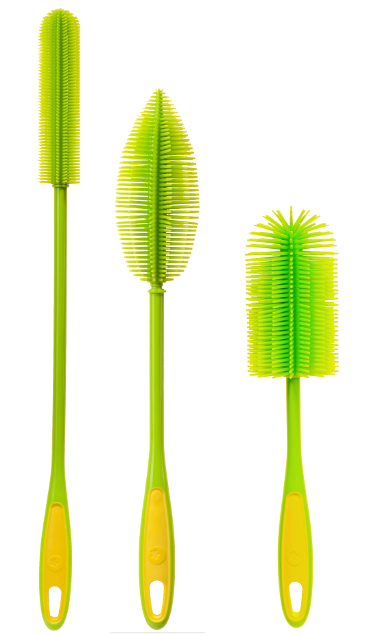 Flaschenbürsten Set Kochblume Silikon sparen